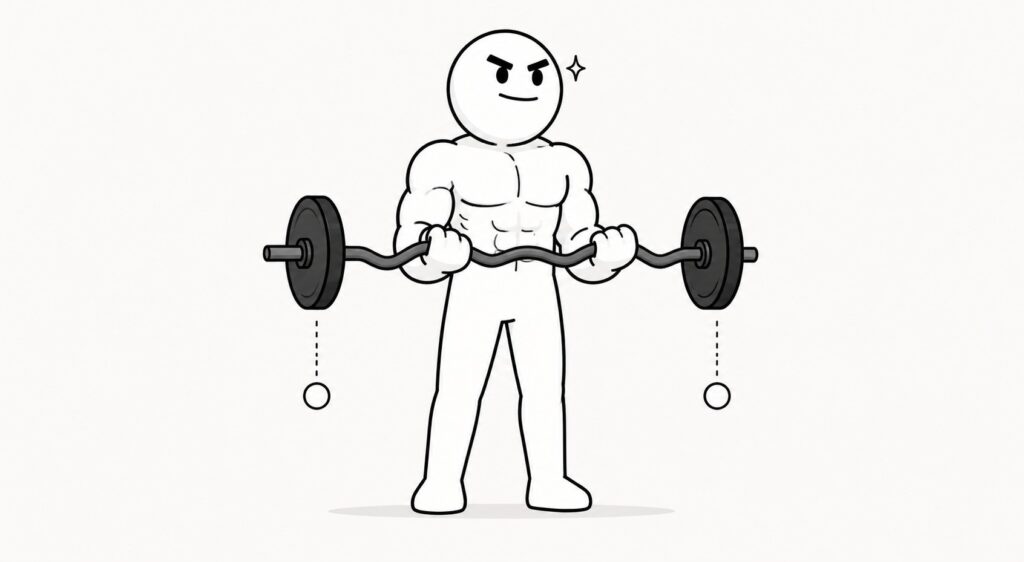 Barbell-curl-classic-standing-biceps-exercise