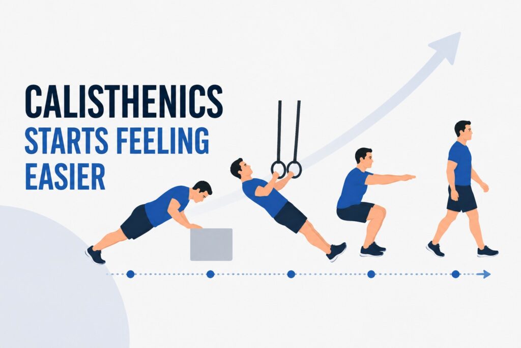 Calisthenics-progression-with-push-ups-rows-squats