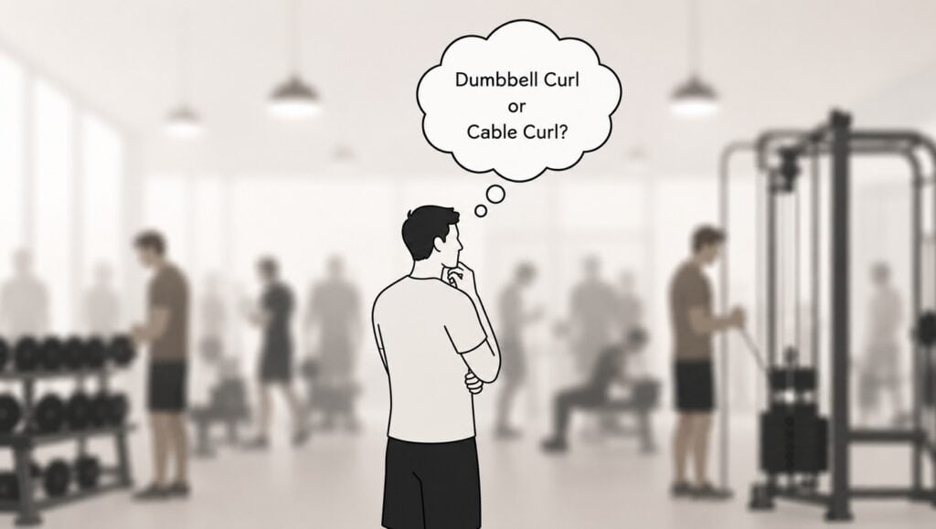 Dumbbell-curl-or-cable-curl-choice