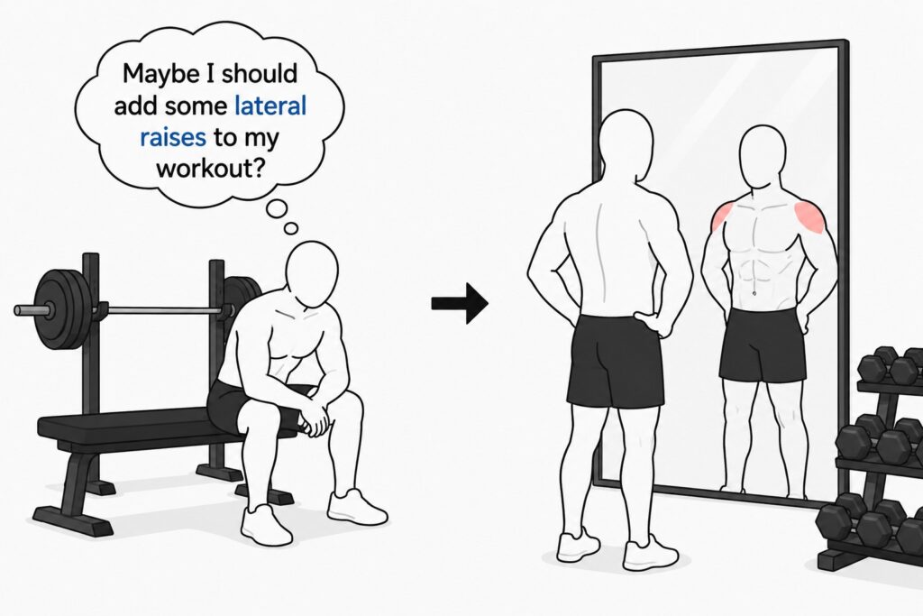 Lateral-raises-target-side-delts-after-heavy-pressing