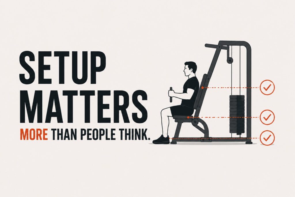 Exercise-machine-setup-adjustment-checklist
