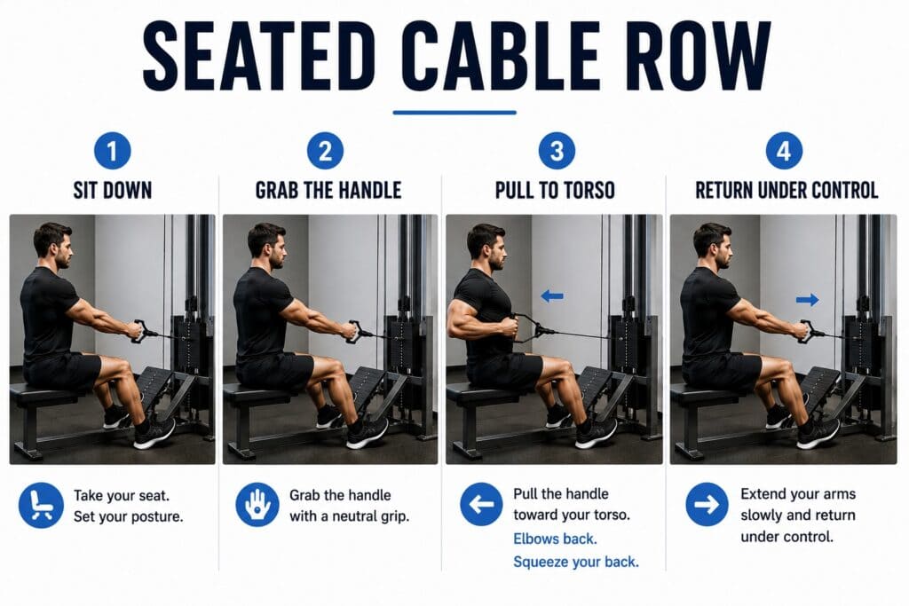 Seated-cable-row-proper-form-showing-grip-pull-and-controlled-return