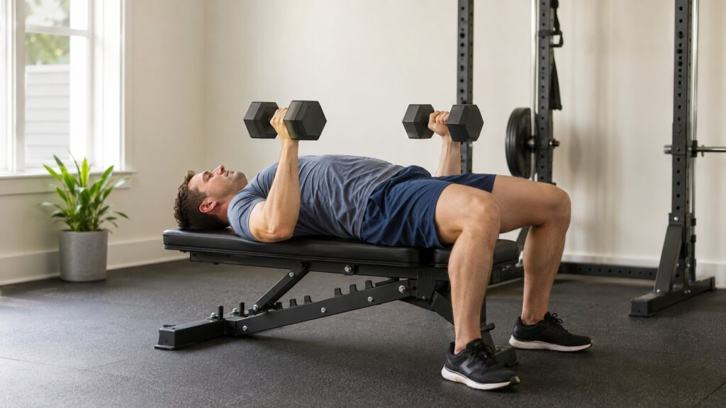 Neutral-Grip-Dumbbell-Bench-Press-With-Controlled-Form