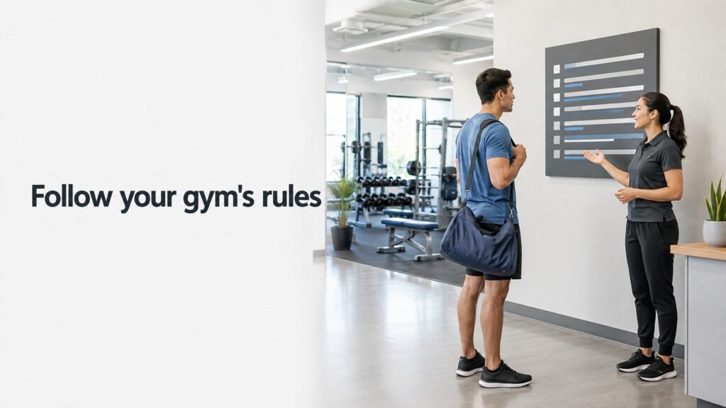 Read-and-follow-your-gyms-specific-rules