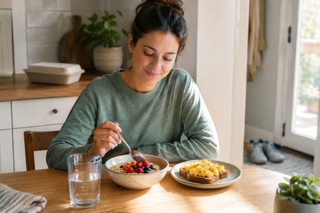 Slow-Weight-Loss-Reset-With-Normal-Breakfast-And-Water