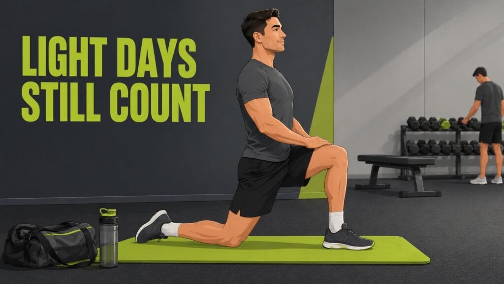 Kneeling-Hip-Stretch-For-A-Light-Gym-Training-Day