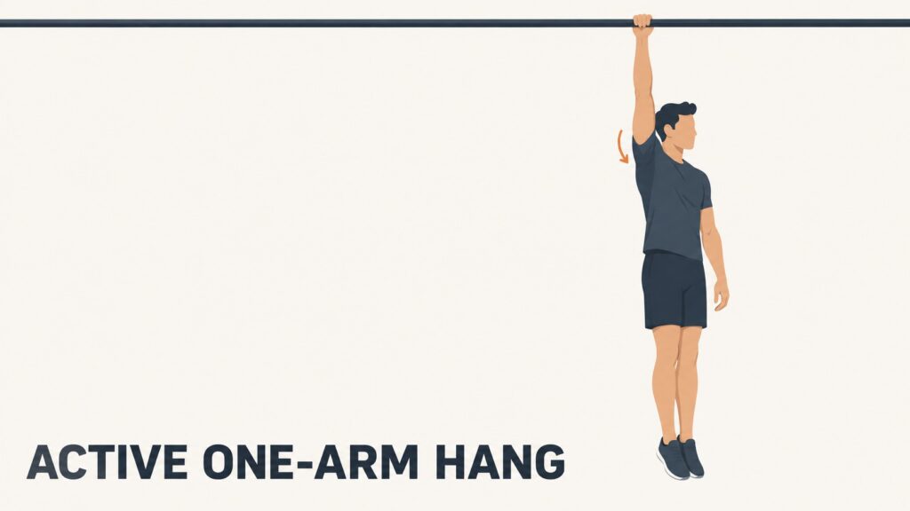 Active-shoulder-one-arm-hang
