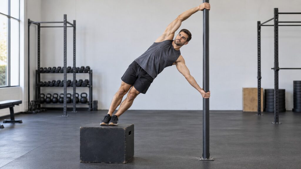 Box-Assisted Human Flag Entry