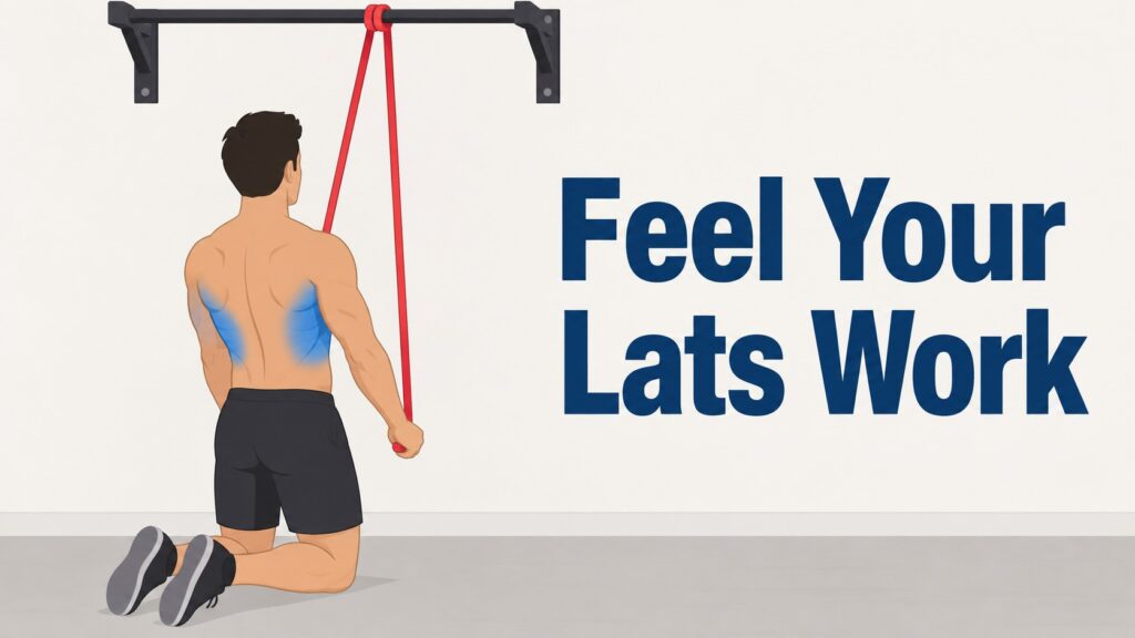 Kneeling-Straight-Arm-Resistance-Band-Pulldown