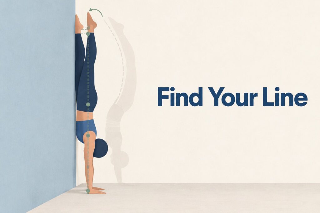 Wall-Facing-Handstand-Toe-Pull-With-Straight-Body-Line