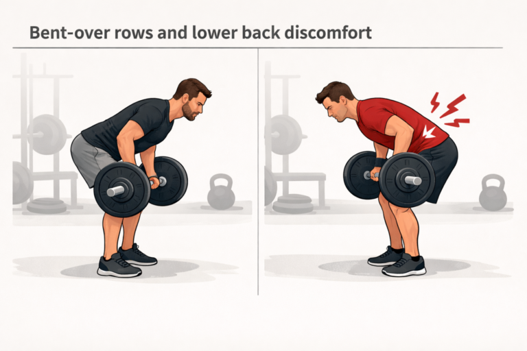 Bent-over-row-lower-back-discomfort