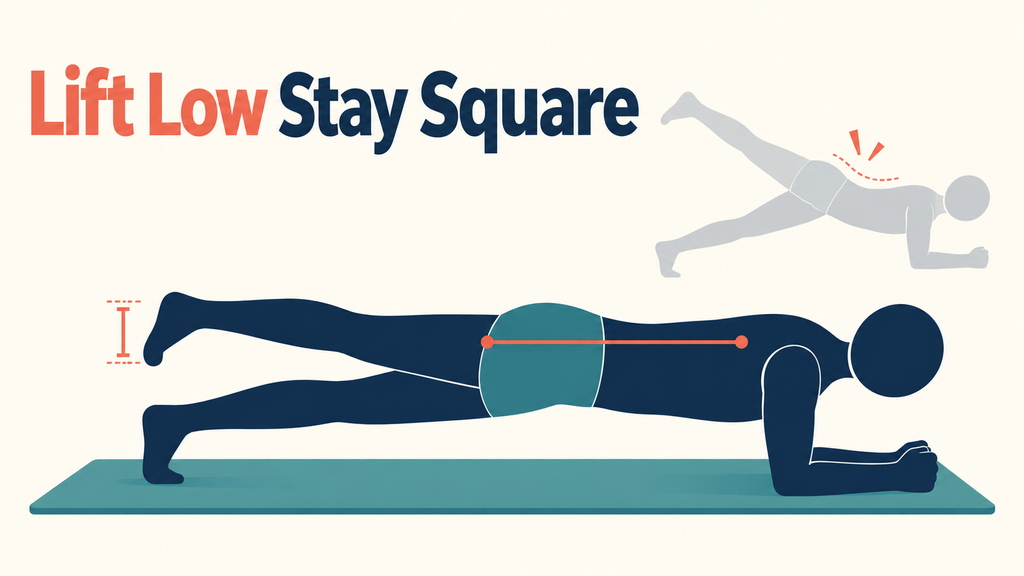 Forearm-plank-leg-lift-with-level-pelvis