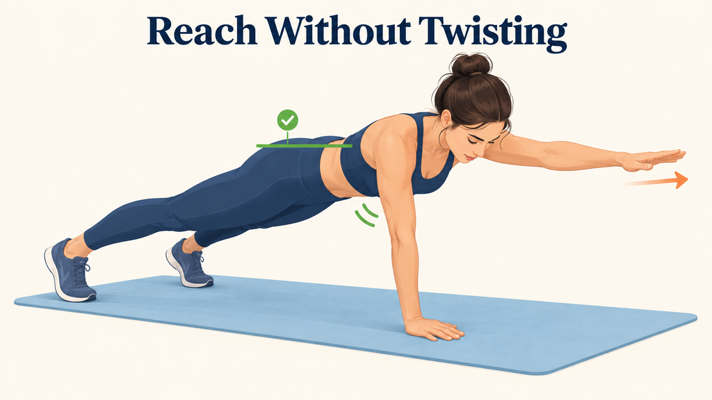 High-plank-with-one-hand-reaching-forward-and-level-hips