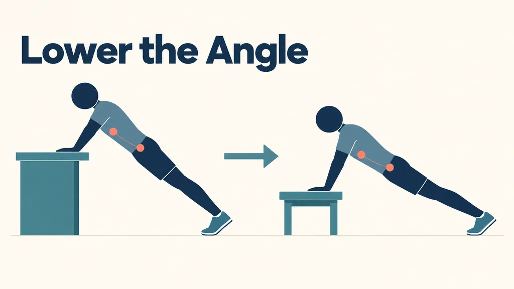 Incline-plank-progression-from-counter-to-bench