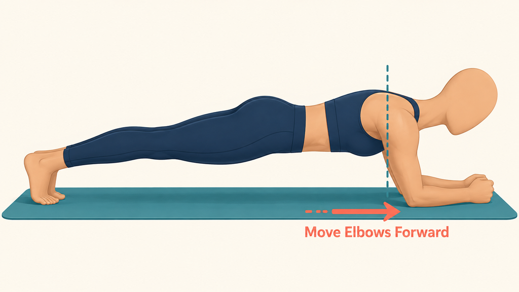 Long-lever-forearm-plank-with-elbows-forward-of-shoulders