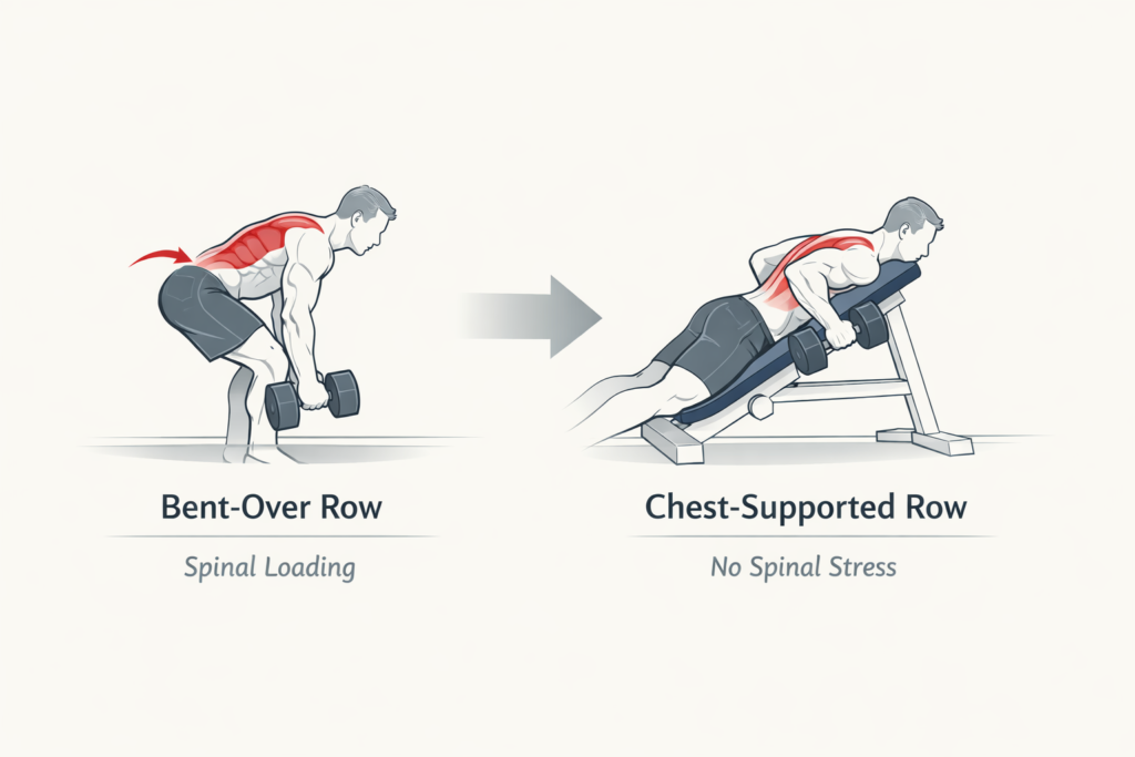 Comparison-between-bent-over-row-and-chest-supported-row