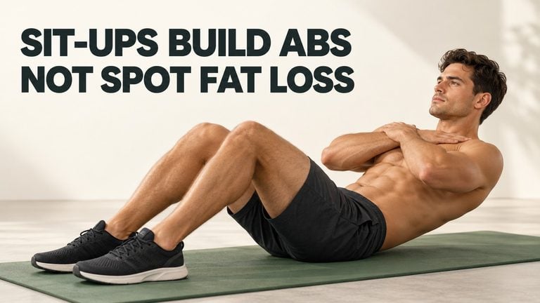 Sit-ups-build-abs-not-spot-fat-loss