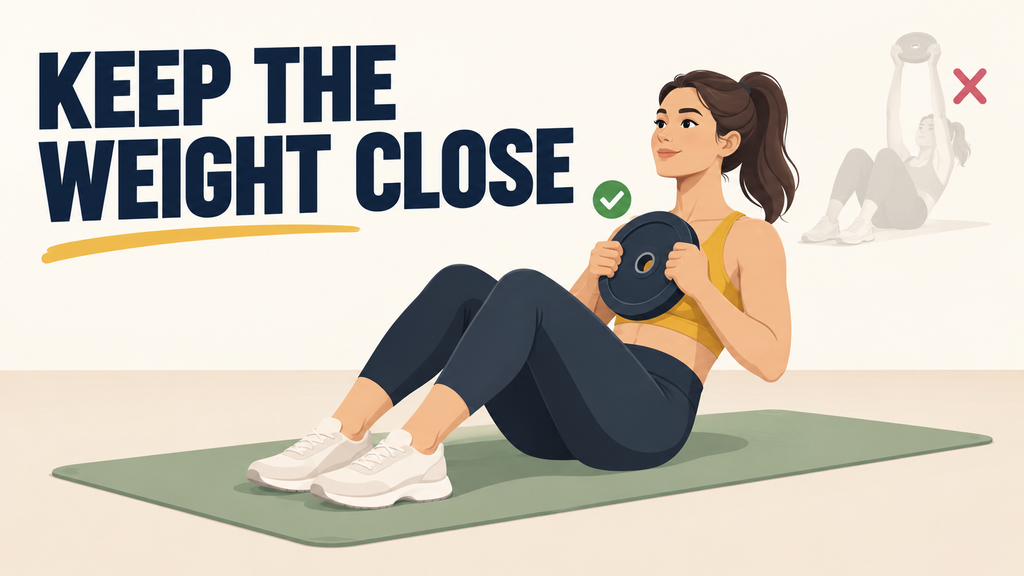 Holding-a-light-weight-plate-close-to-the-chest-during-a-sit-up