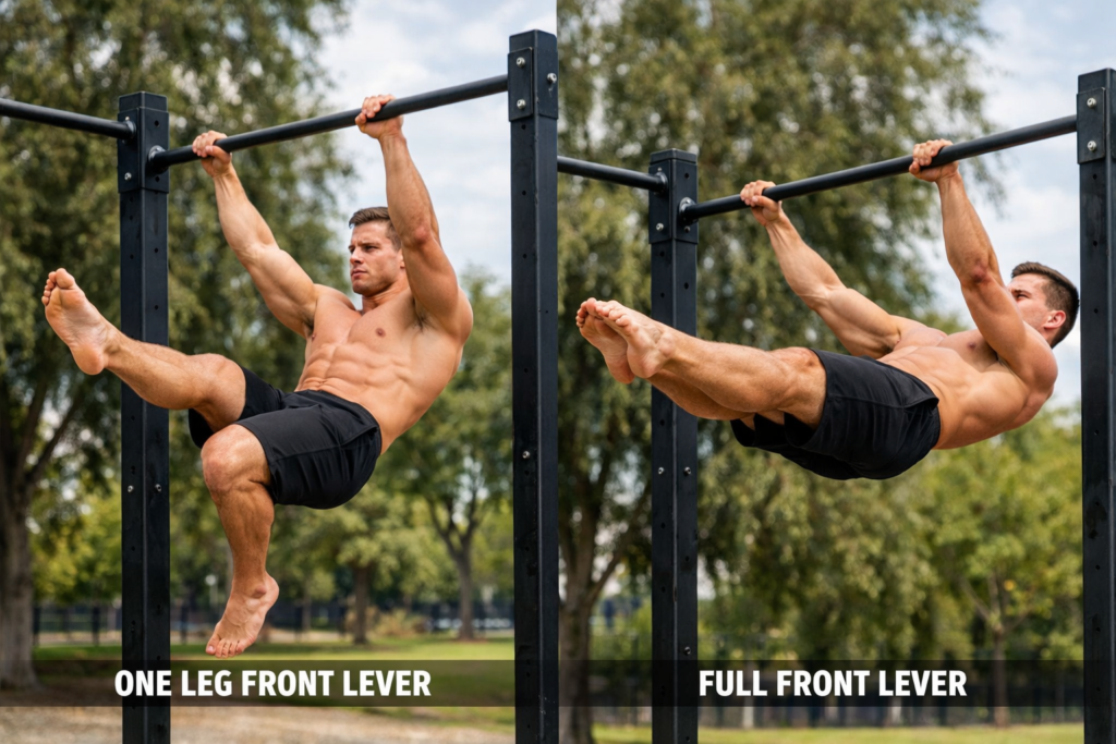 Front-lever-progressions-one-leg-and-full