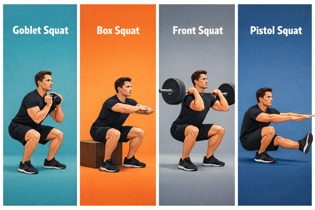 Four-squat-progressions-goblet-box-front-pistol-squat