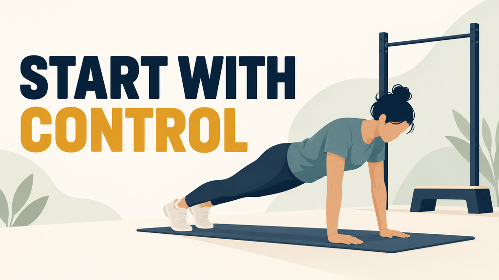 Bodyweight-control-test-with-push-up-pull-up-bar-and-step-platform