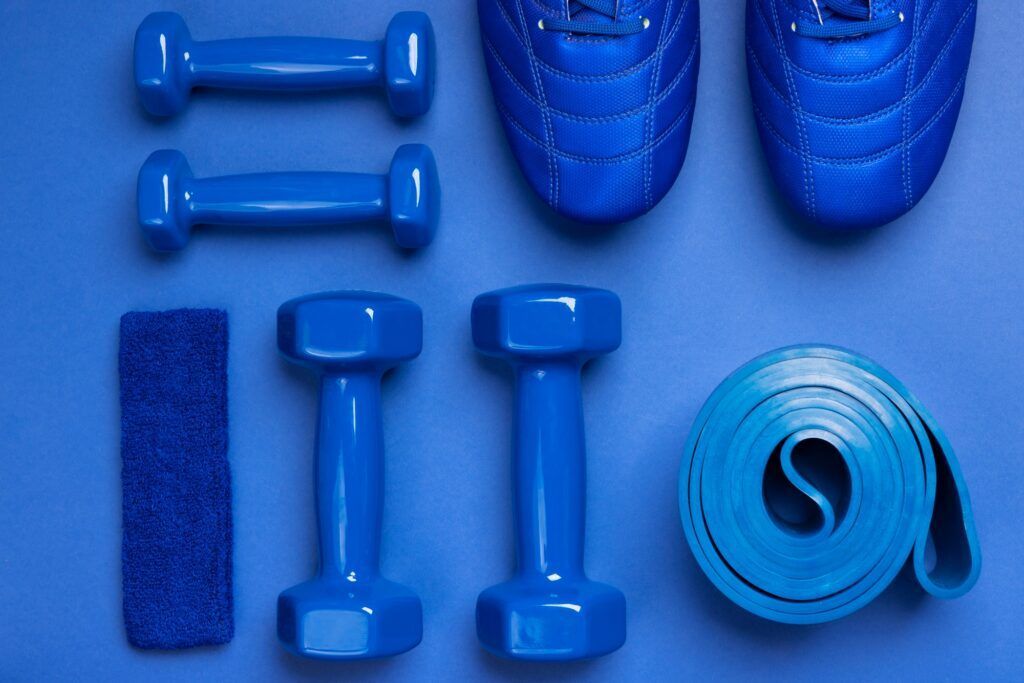 Blue-color-in-exercise