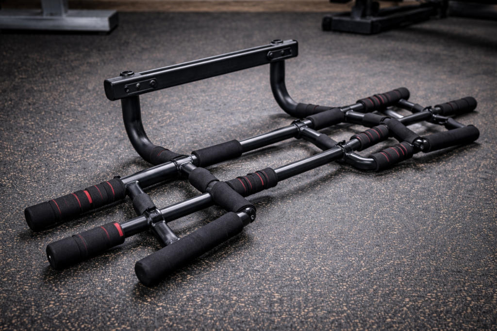 Multi-grip-pull-up-bar-with-neutral-and-wide-handles