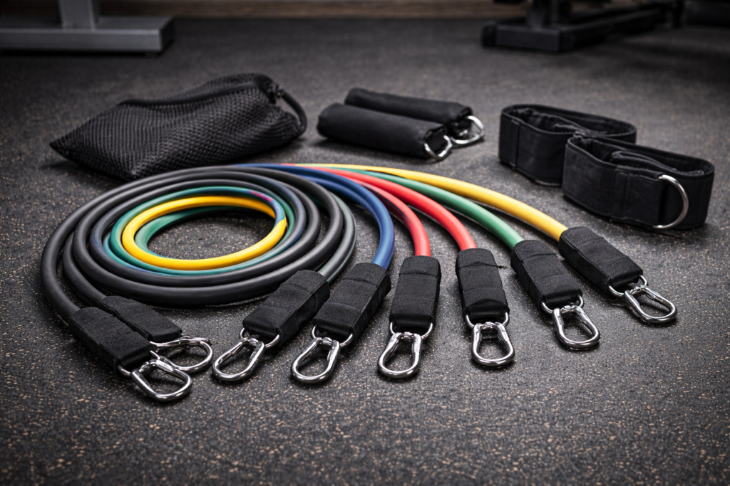 Resistance-bands-set-with-handles-and-ankle-straps