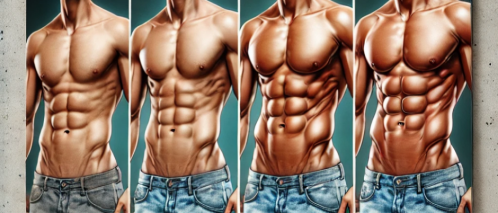 Ectomorph-abs-progress-over-time