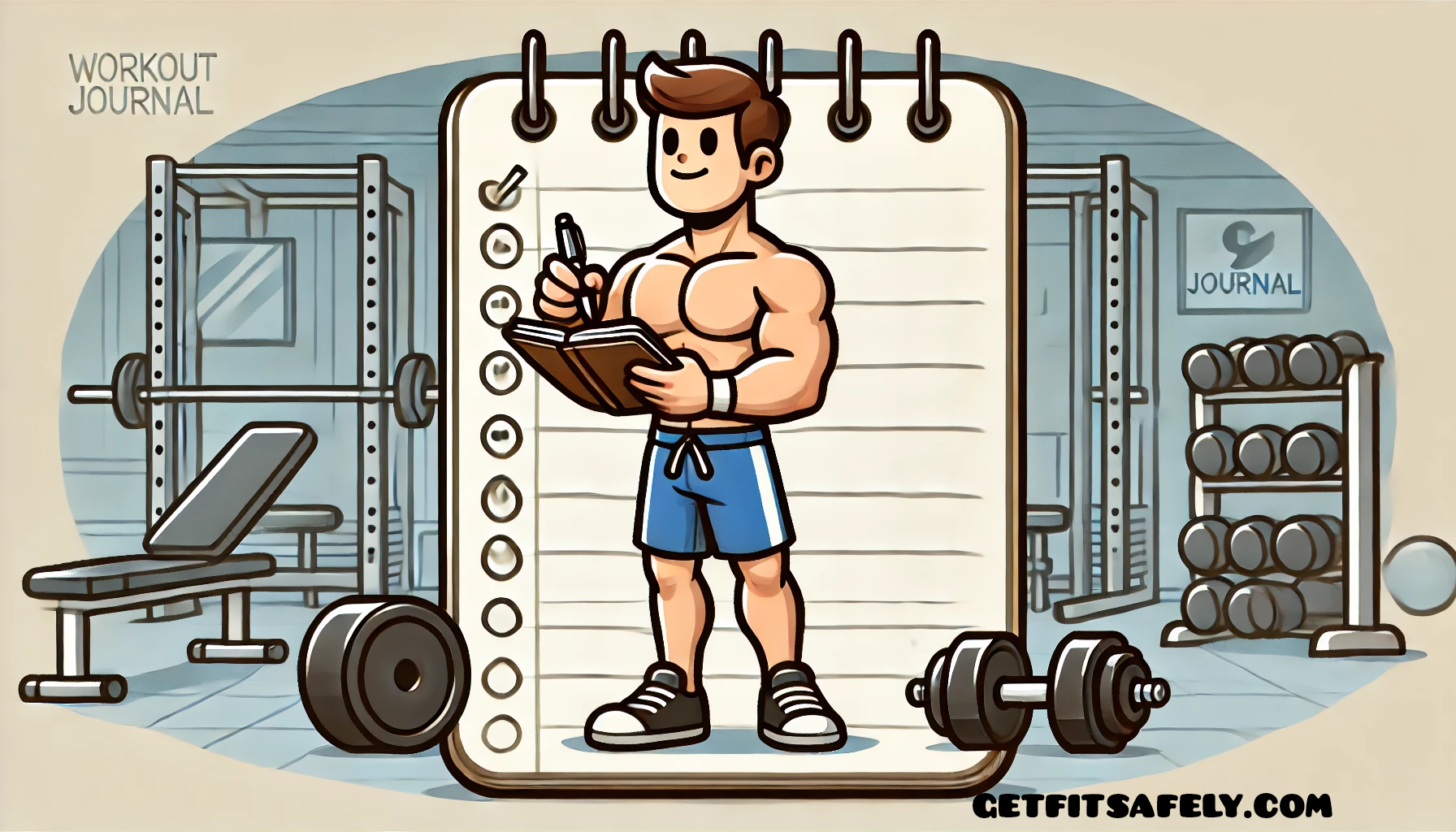 Fit-man-gym-workout-journal-cartoon