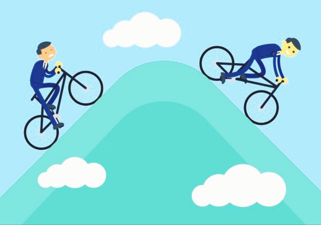 Fast-cycling-phases-and-uphill-stretches