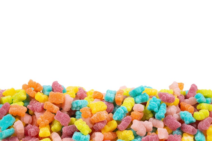Gummy-bears-colorful-sugar-candies-background