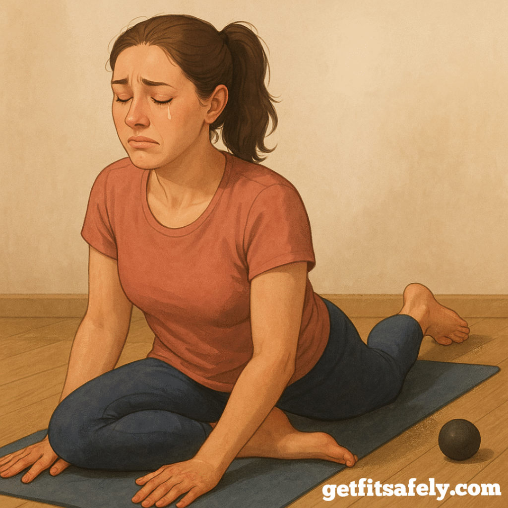 Woman-doing-pigeon-pose-tear-emotional-release