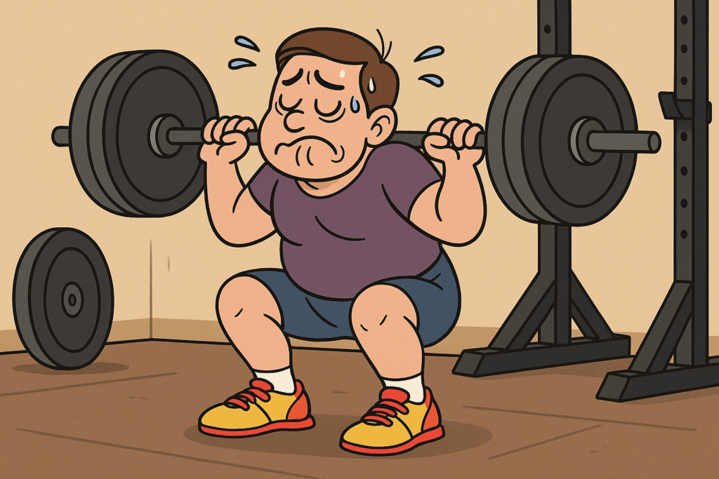 Nan-squatting-gym-shoes