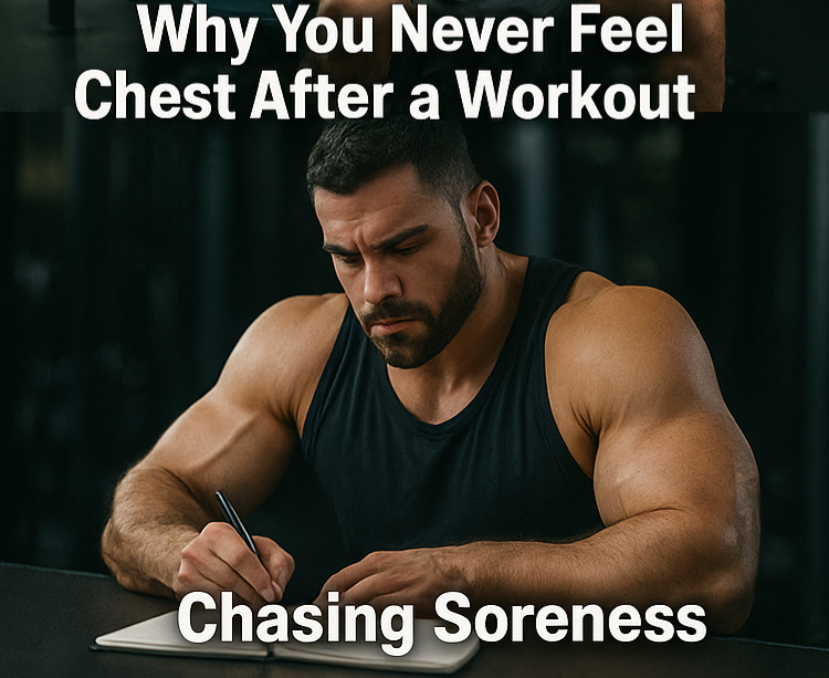 Man-writing-training-notes-in-gym