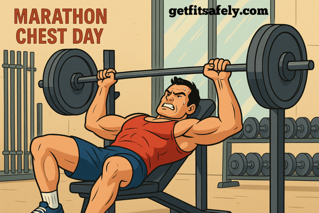 Bench-press-during-marathon-chest-day-in-gym