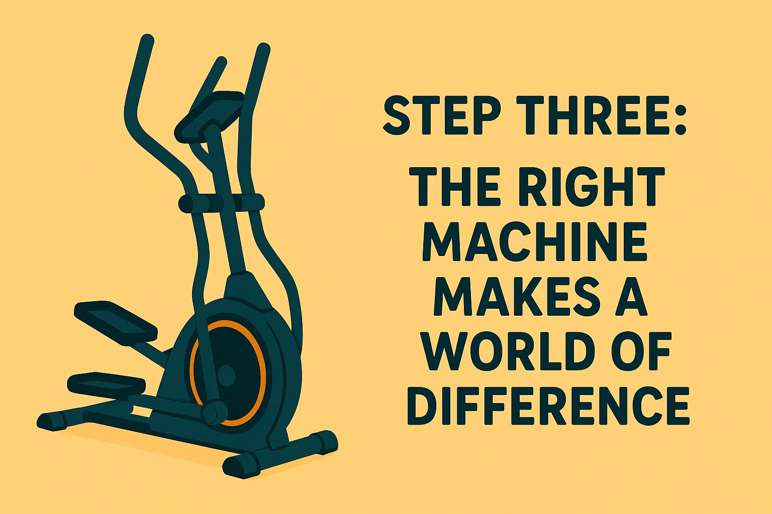 Modern-elliptical-machine-for-quiet-home-workout