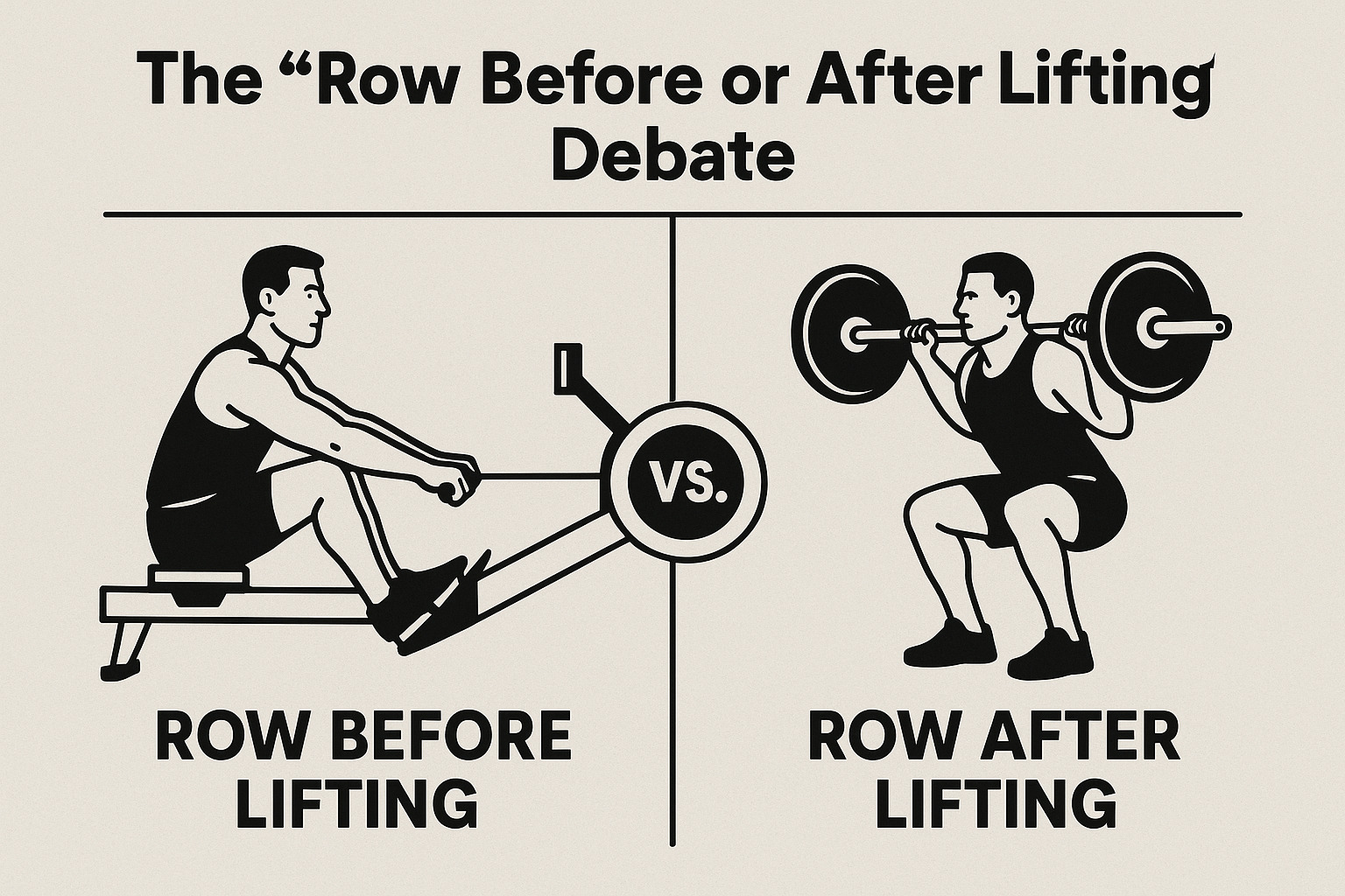 Athlete-rowing-and-lifting-decision-guide