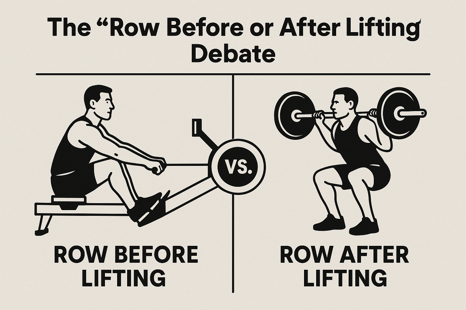 Athlete-rowing-and-lifting-decision-guide