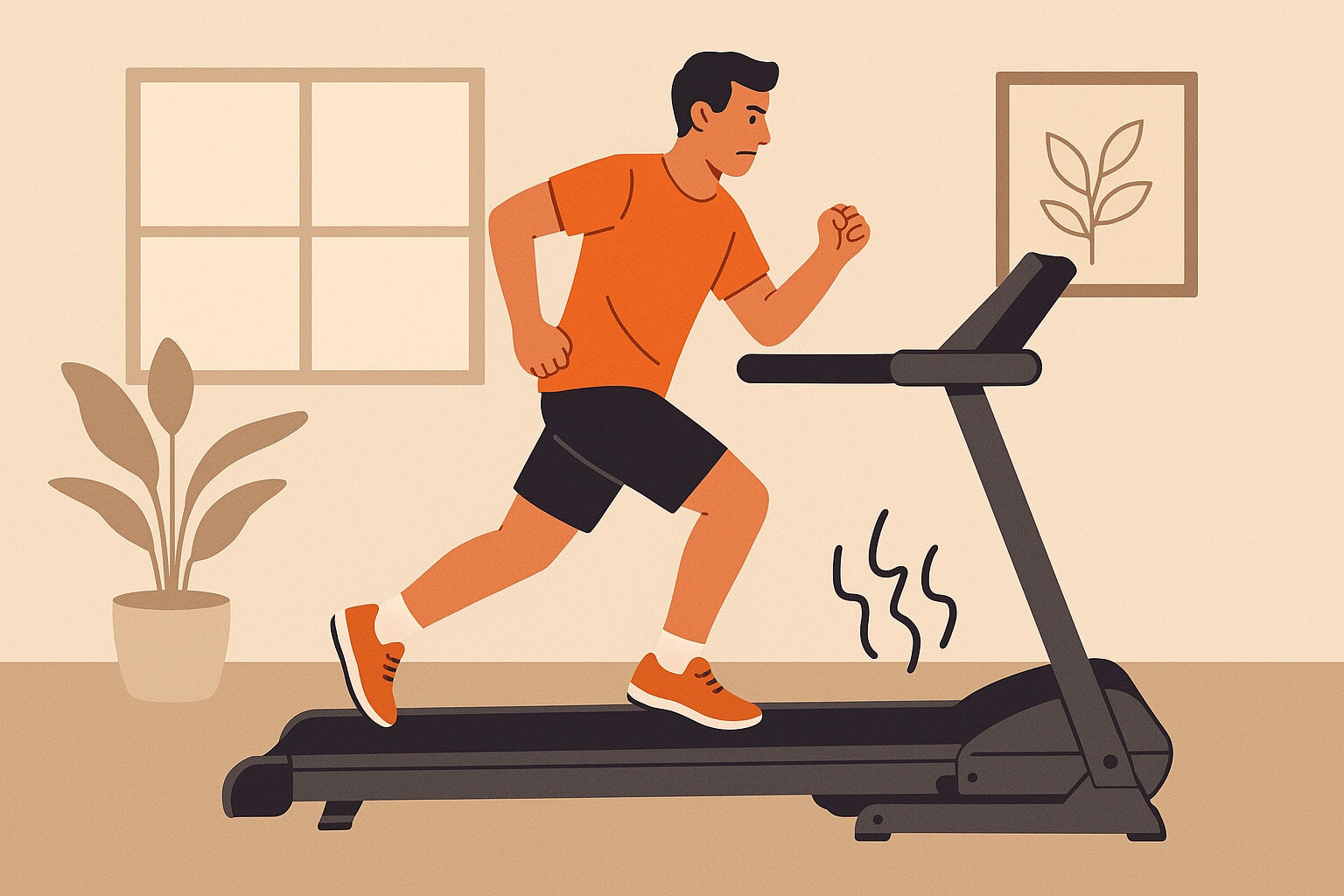 Side-view-of-reinforced-foldable-treadmill-hinge-and-frame