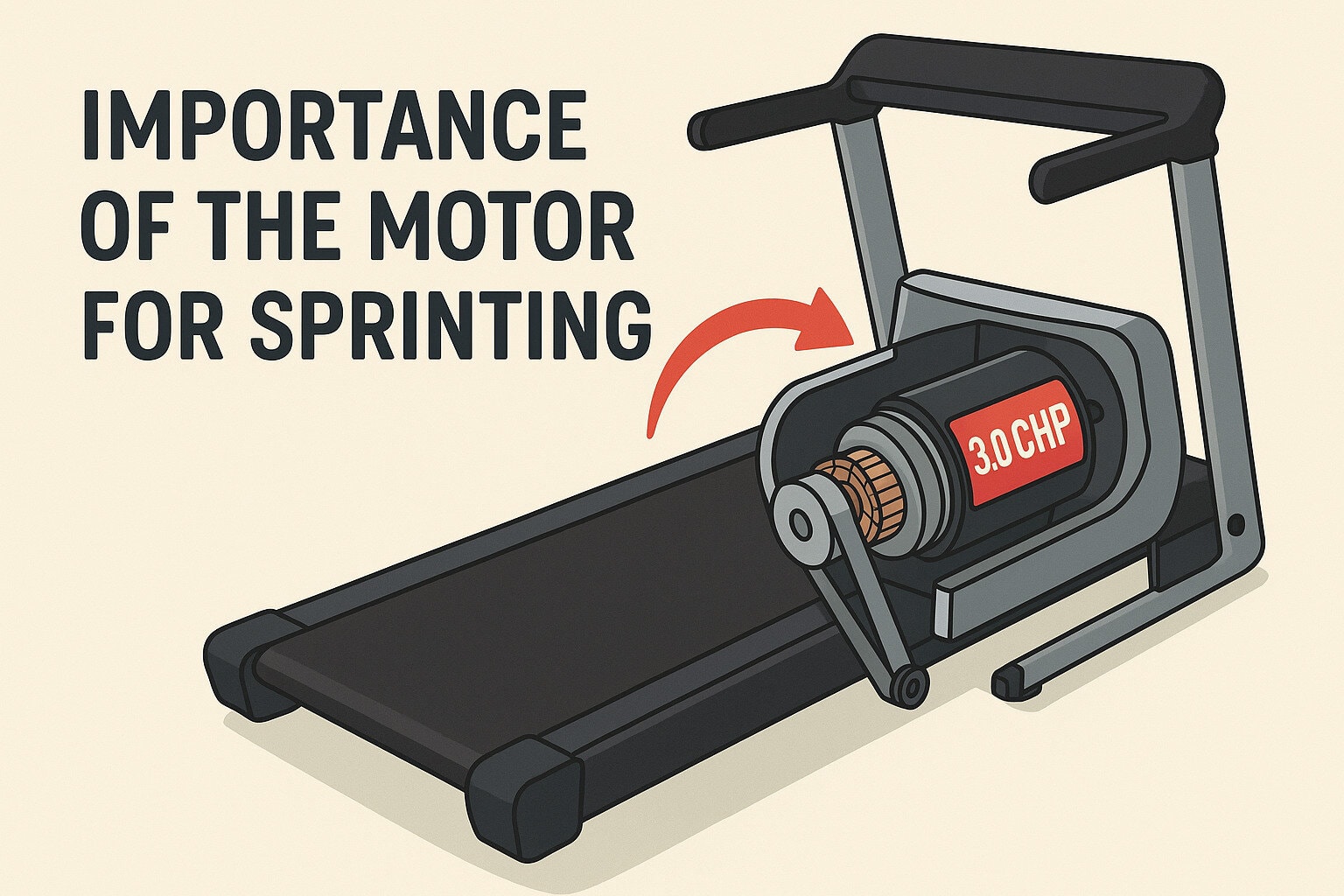 Person-inspecting-foldable-treadmill-motor-components