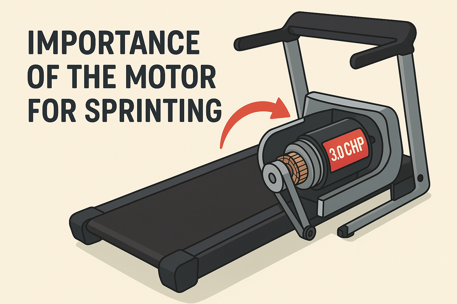 Person-inspecting-foldable-treadmill-motor-components