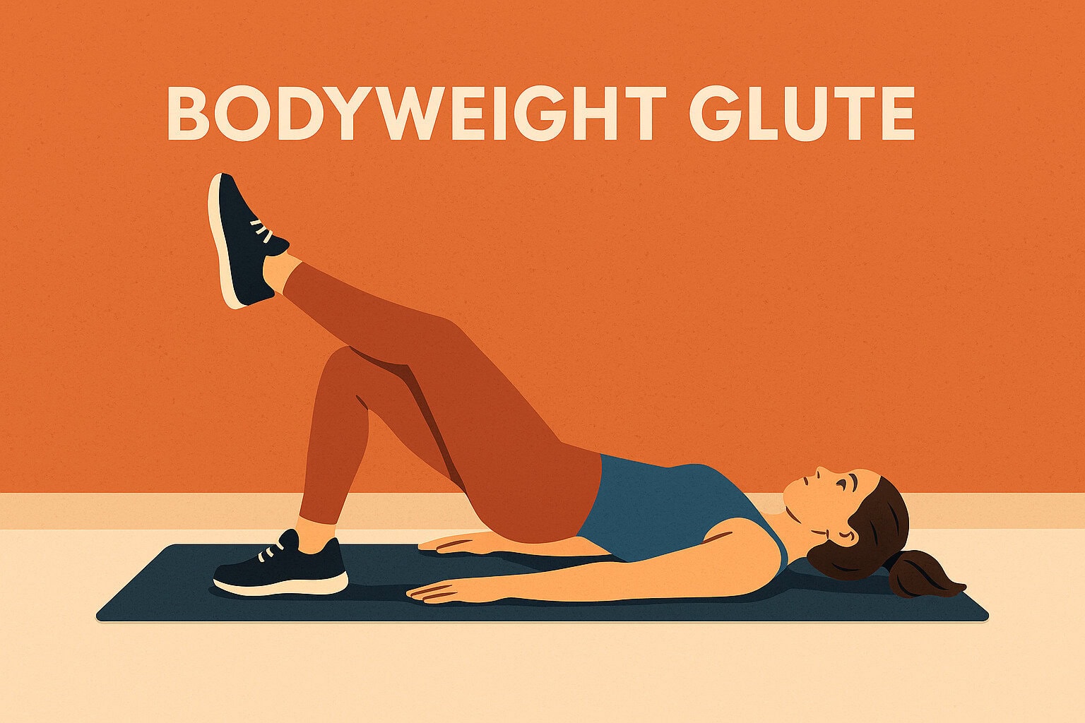 Bodyweight-glute-bridge-illustration