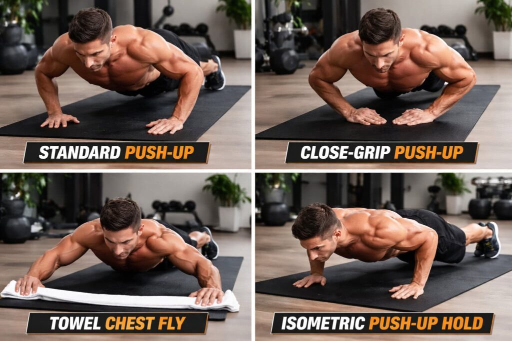 Chest-workout-push-up-variations