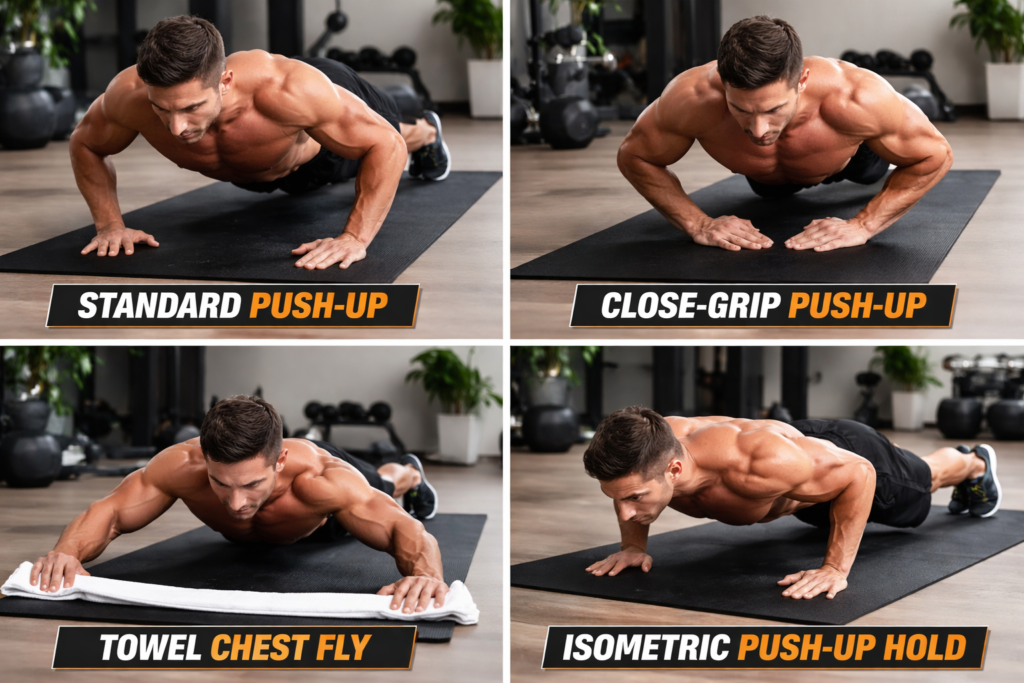 Chest-workout-push-up-variations