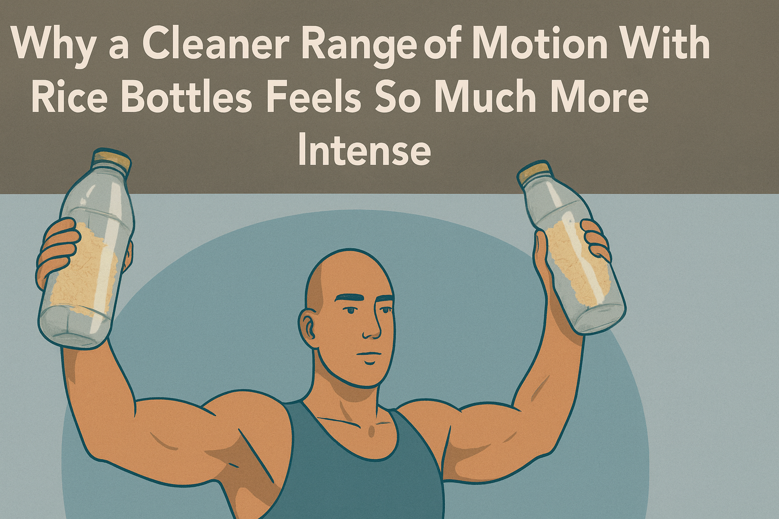 Man-performing-shoulder-raises-with-rice-bottles-clean-range-of-motion
