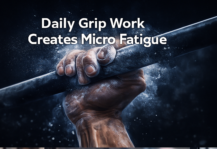 Close-up-hand-holding-pull-up-bar-to-show-micro-fatigue-from-grip-work