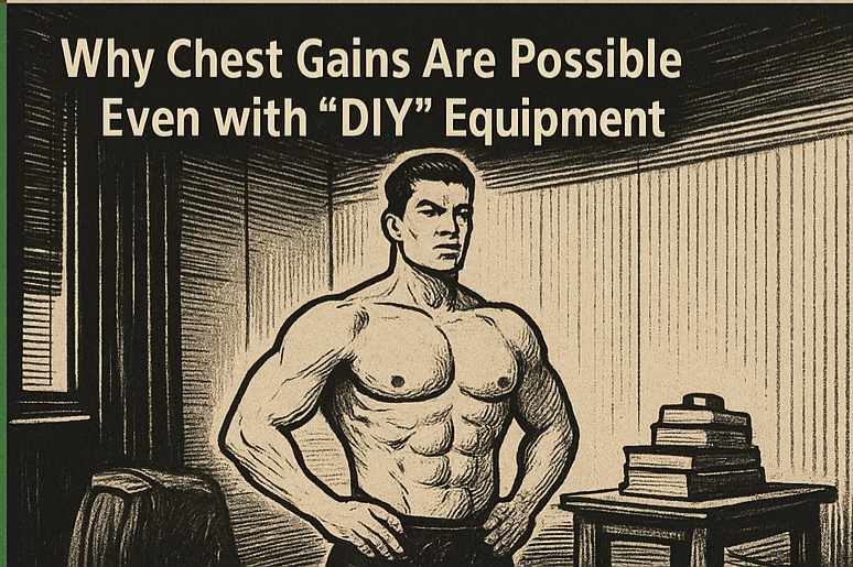 Muscular-man-training-with-books-at-home