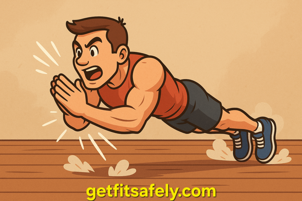 Cartoon-athlete-doing-explosive-clap-push-up-horizontal