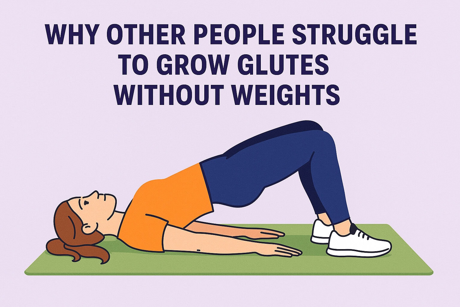 Woman-doing-bodyweight-glute-bridge-illustration